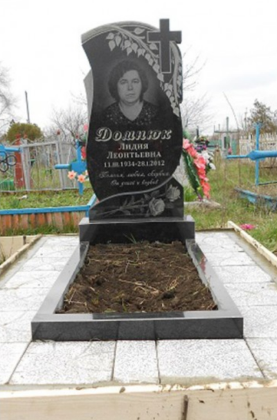 Памятник из гранита - заказать МОДЕЛЬ № 25